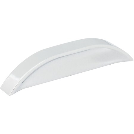 Jeffrey Alexander 3" / 96 mm Center-to-Center Polished Chrome Elara Cabinet Pinch Pull 484-396PC